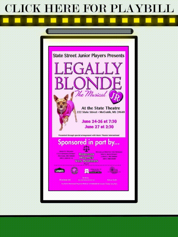 click here for legally blonde playbill
